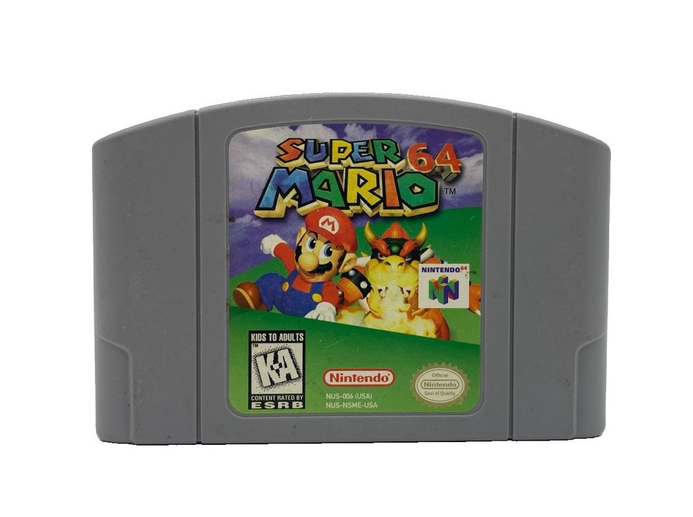 Super Mario 64 N64 Nintendo 64 Authentic Original OEM Cartridge Tested Working