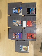 Lot Of 7 Untested NES games Various Developers Incl. Dr Mario.