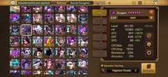 SUMMONERS WAR ENDGAME LD5X6 PONTOSX2 BIRGITTA, NARAHA, TIAN LANG, GROGEN