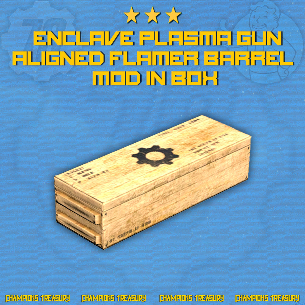 FALLOUT 76 PC ANY ENCLAVE PLASMA GUN MOD BOX OF YOUR CHOICE