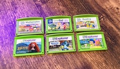 Lot Of 6 LeapFrog Explorer Learning Game Cartridges