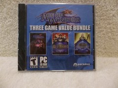 Age Of Wonders I, II, & Shadow Magic 3 Game Bundle (PC CD-ROM 2019) New Sealed