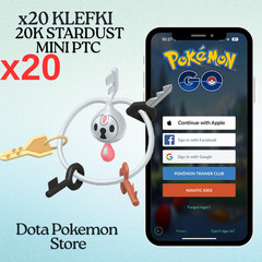 Pokemon x20 Non Shiny Regional Klefki Go 20k Stardust Mini PTC Read Description