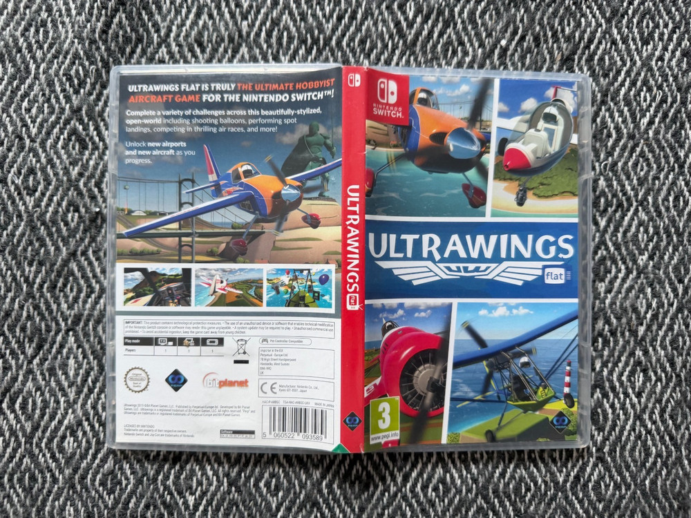 Nintendo Switch ULTRAWINGS FLAT (Works In US) PAL UK EXCLUSIVE Ultra Wings