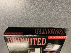 CIB Uninvited (Nintendo Entertainment System, 1991) Very Good Condition