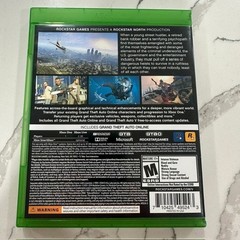 Rockstar Grand Theft Auto V GTA 5 Xbox One Video Game Action Adventure M Rated