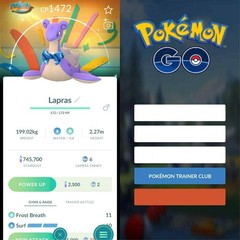 Pokémon Go | Shiny Lapras Scarf Seasonal Special Background ✨ Mini PTC