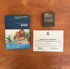 Basic Computing Language Atari 400/800 Great Condition CIB Complete – Ships Fast