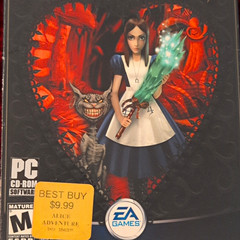 EA Games American McGee’s Alice PC CD-ROM Manual Included Action/Adventure M