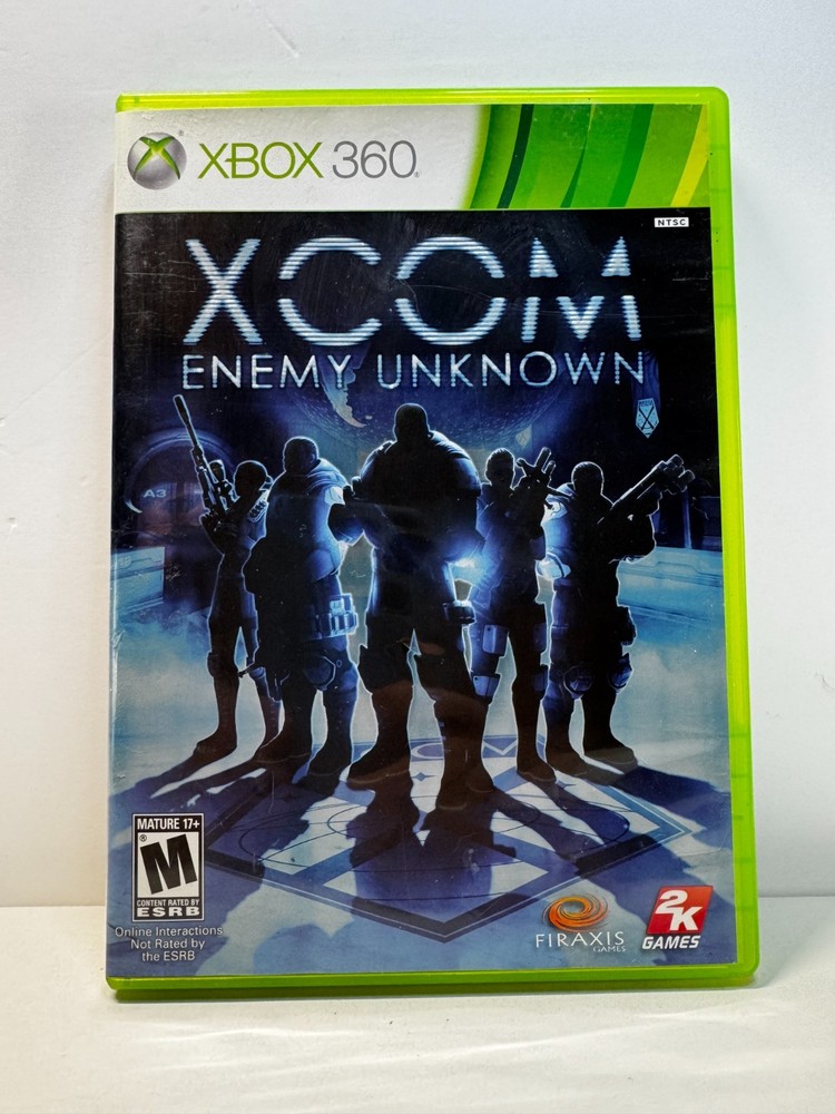 Xcom Enemy Unknown (Microsoft Xbox 360, 2012) Complete CIB with Add-On Tested