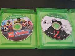 Xbox One Video Game lot 10 Games, Kingdom Hearts, COD, Marvel Lego, Super Lucky.
