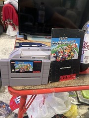 Super Mario Kart (Nintendo SNES) CART W Manual Authentic Tested Free Shipping