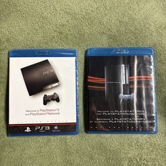 Two PS3 Playstation 3 Welcome to Playstation 3 and Playstation Network Blu-ray