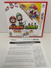 Mario & Luigi: Paper Jam (Nintendo 3DS, 2016) *SEE PHOTOS* Authentic Tested