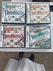 Touchmaster Lot 1, 2, 3 & Connect Nintendo Puzzle Game Collections CIB
