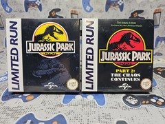 Jurassic Park Part 1 & 2 The Chaos Continues (Nintendo Gameboy) 2-Pack NEW