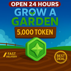 [🐶] Roblox GROW A GARDEN | 5K TOKEN | INSTANT DELIVERY☑️