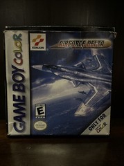 AirForce Delta SUPER RARE Nintendo GameBoy Color NM H-SEAM VARIANT!