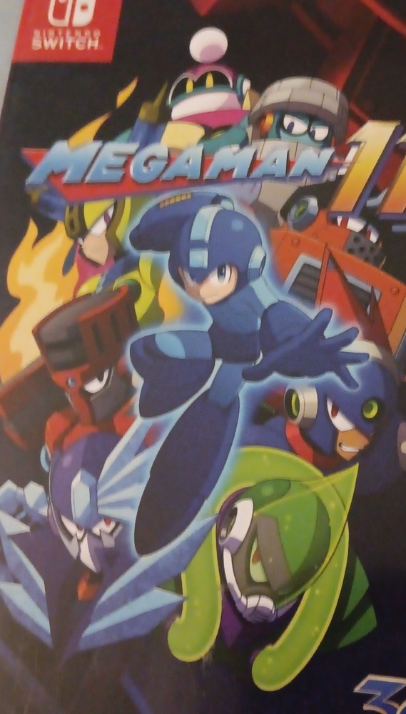 Capcom Mega Man 11 Nintendo Switch Action Adventure Manual Case Cartridge