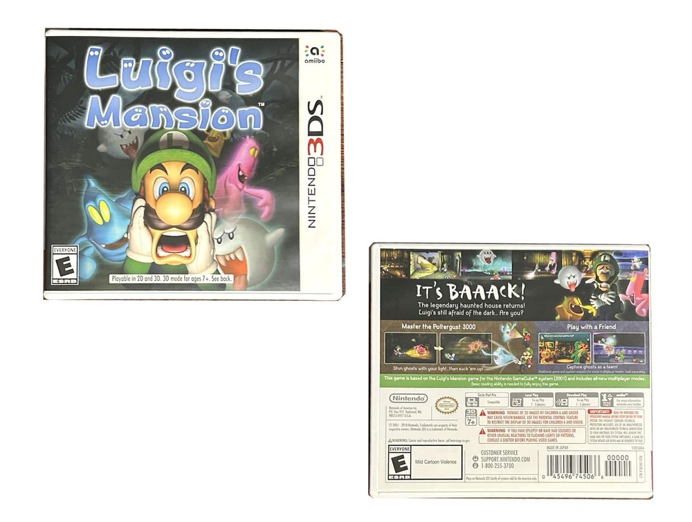 ꒷꒦꒷꒦꒷꒦꒷꒦꒷꒦꒷ Luigi’s Mansion – Nintendo 3DS – ꒷꒦꒷꒦꒷꒦꒷꒦꒷꒦꒷