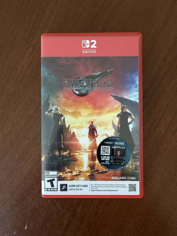 Final Fantasy VII Rebirth Nintendo Switch 2