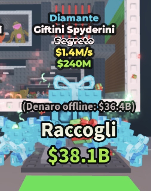 🔥 Steal a Brainrot DIAMOND Giftini Spyderini 240M – 1.2M/s🔥💎