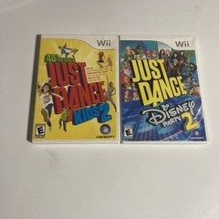 Just Dance Disney Party 2 & Kids 2 (Nintendo Wii Lot) Tested