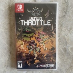Demon Throttle Nintendo Switch Numbered Physical Copy Brand New Sealed Game