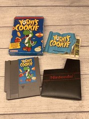 Yoshi’s Cookie Complete CIB Nintendo NES game BOX B3