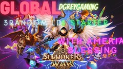 🔥Summoners War Global Starter **RANDOM 1LD5** BUY 1 GET 2🔥