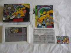 Mohawk and Headphone Jack SNES Super Nintendo CIB 100% Complete Phone Card RARE