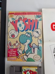 Yoshi NES Complete In Box No Manual POSTER EPILEPSY WARNING RARE NINTENDO Tested
