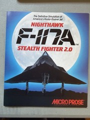 NIGHTHAWK F-117A Stealth Fighter 2.0 IBM386 5.25 HD Microprose COMPLETE!