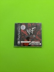 WWF Attitude (Sony PlayStation 1, 1999) PS1 Complete w/Manual Black Label