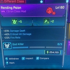 Borderlands 4⭐️LEVEL 60 CLASS MODS CUSTOM ORDER YOU CHOOSE ROLL⭐️All PLATFORMS