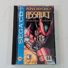 Android Assault: The Revenge of Bari-Arm (Sega CD, 1994) w/ Foam & Reg – Tested