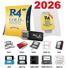 2026 Version R4 Gold Pro SDHC Cart For DS/NDS/3DS/2DS Game Revolution Cartridge