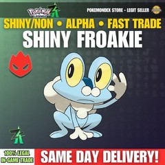 ✨ SHINY FROAKIE ✨ ALPHA ✨BATTLE READY – Pokemon Legends Z/A