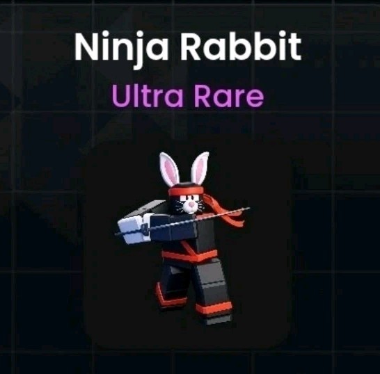 NINJA RABBIT – ULTRA RARE – CARROT TOWER DEFENSE CTD