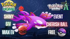 ✨SHINY ALPHA KYOGRE EVENT✨MAX 6IV EV⭐POKEMON LEGENDS ZA