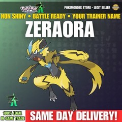 ⭐️ ZERAORA ⭐️ BATTLE READY ⭐️ EXCLUSIVE – Pokemon Legends Z/A