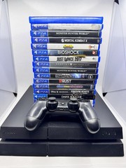 PS4 Lot (Console, Controller & 16 Games) [CUH-1215A] Good Condition