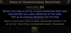🟡1x Omen of Homogenising🟡Path of Exile 2🟡Rise of the Abyssal Softcore🟡