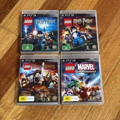 LEGO PlayStation 3 Bundle Harry Potter Years 1-4 & 5-7 Lord Of The Rings Marvel