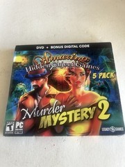 Lot of 5 Amazing Hidden Objects Games, Murder Mystery 2, PC DVD-ROM See Photos