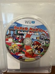 Paper Mario Color Splash (Nintendo Wii U, 2016) – Tested, Working, Pre-Owned