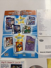 High School Musical: Sing It (Nintendo Wii, 2007) CIB W/Poster & Reg Card Tested