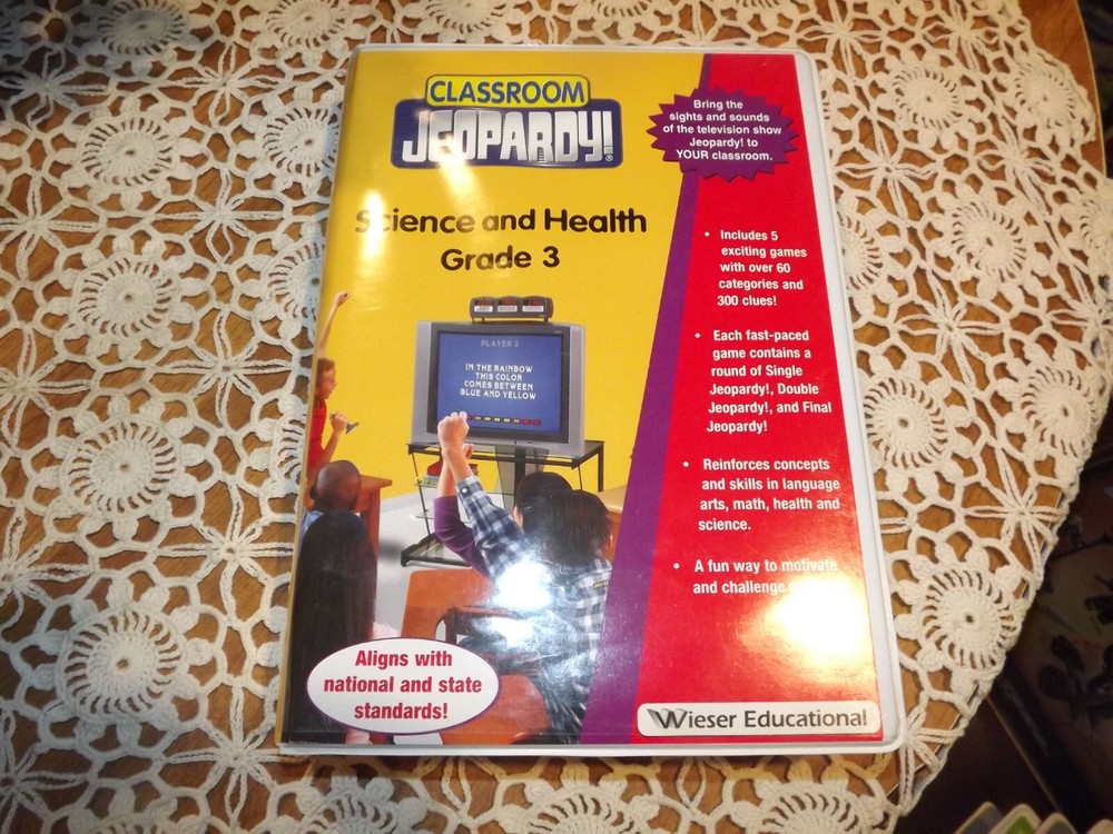 Classroom JEOPARDY! Game Cartridge 3rd grade Science & Educational Insights