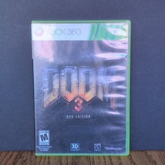 Doom 3 BFG Edition Microsoft Xbox 360 2012 CIB Complete w/ Manual Bethesda