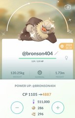 Shiny Slaking Level 50 3 Moves Unregistered MasterLeague